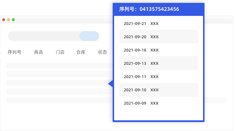 序列号追踪